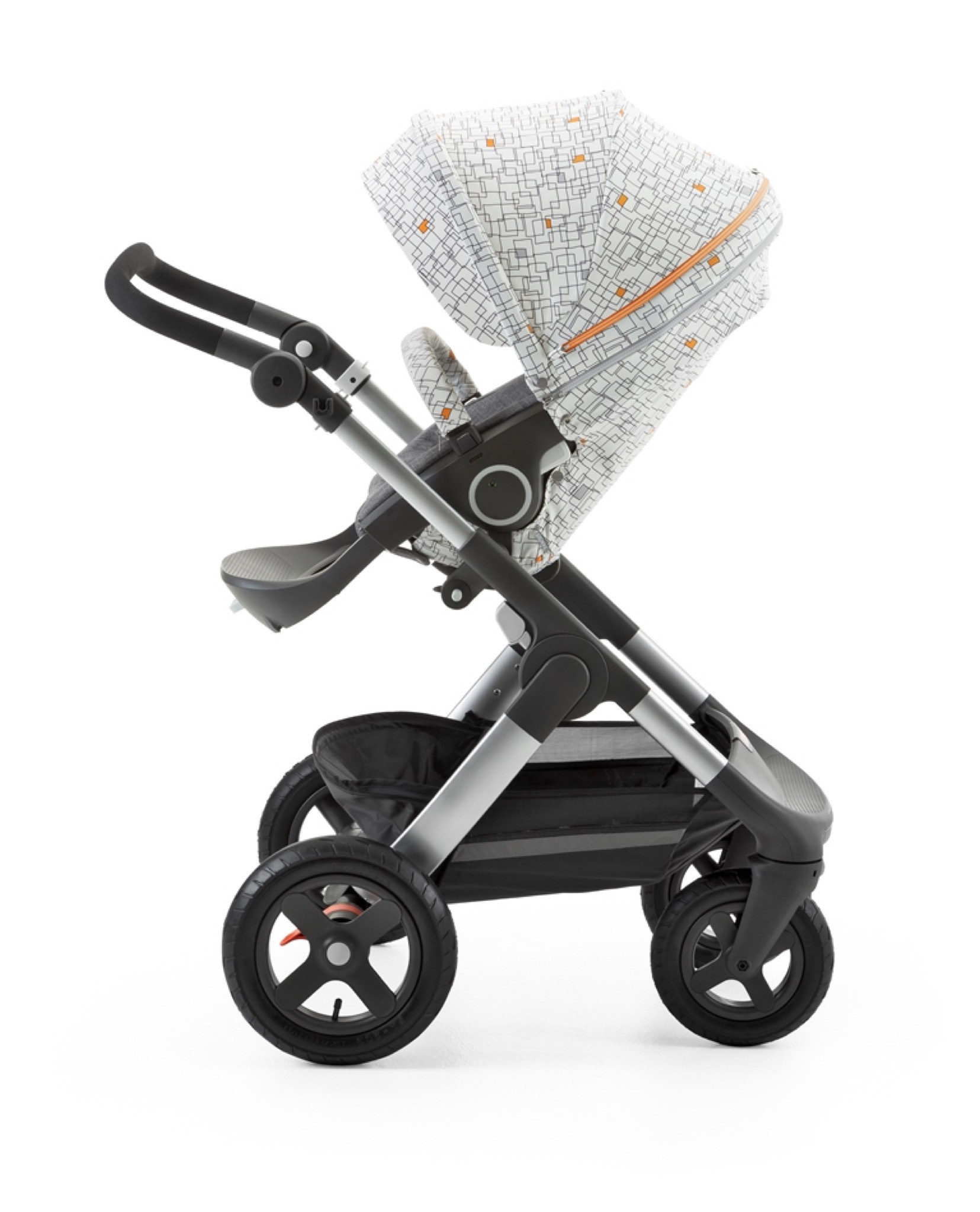 Stokke Stroller Seat Style Kit Grid with Trailz chassis